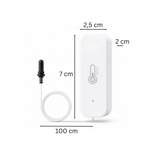 WiFi termometer med ekstern føler mål