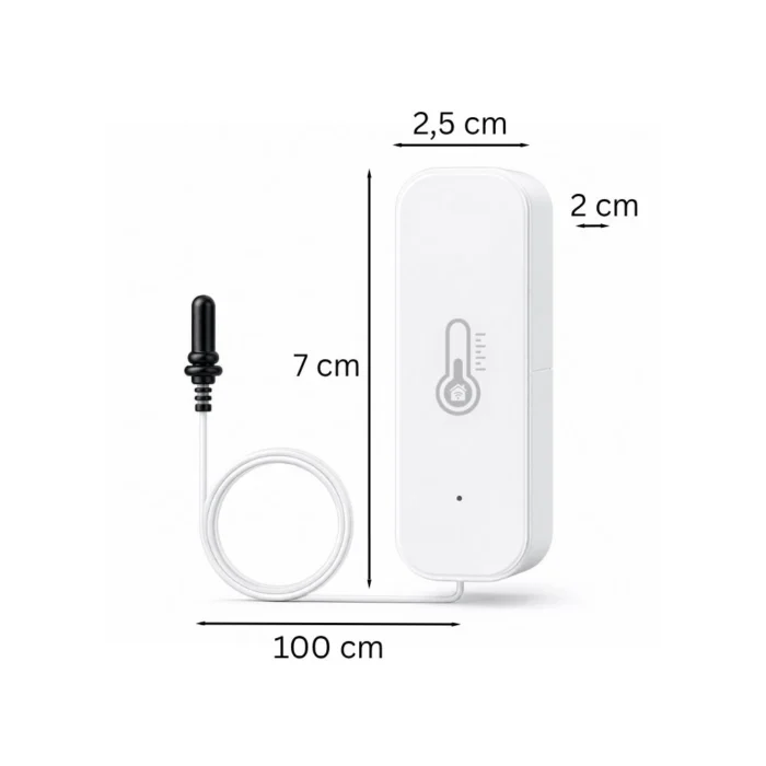 WiFi termometer med ekstern føler mål