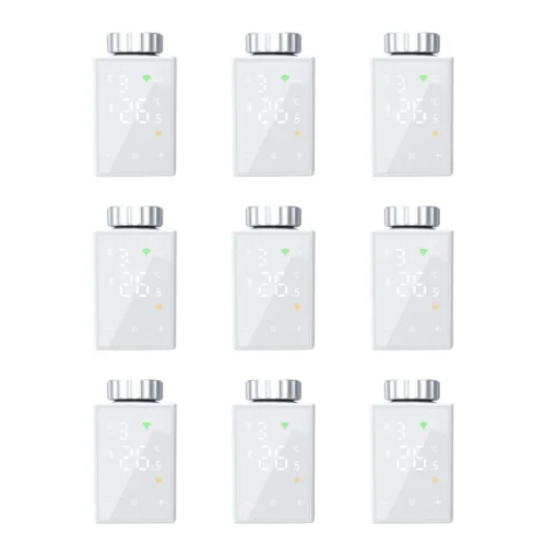 9 pak smart WiFi radiator termostat med display