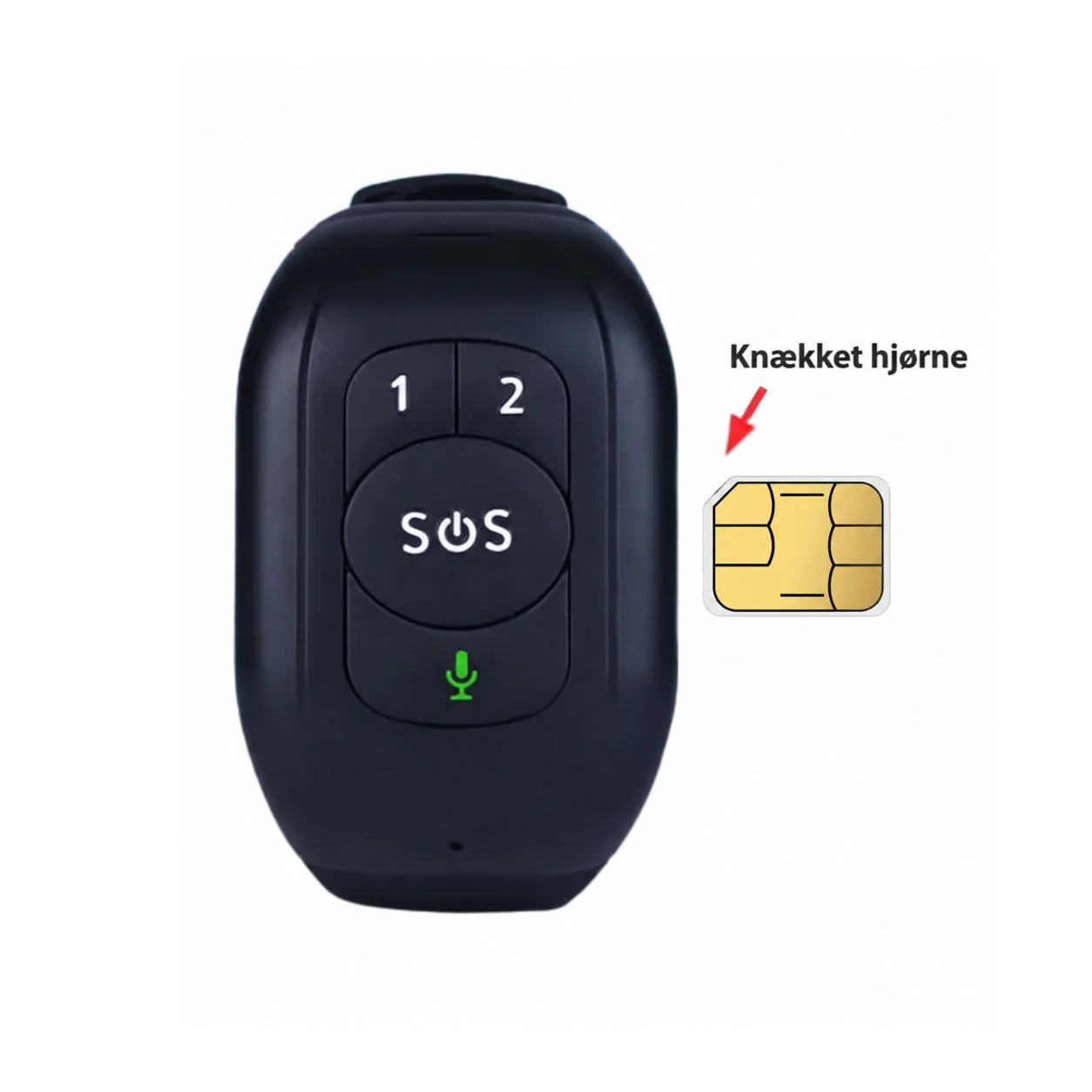 GPS armbånd SIM installering