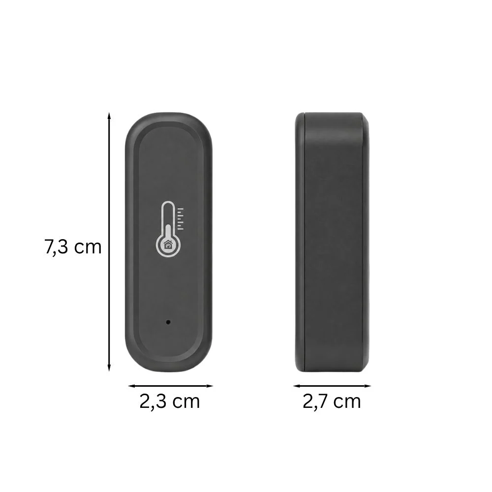 Smart udendørs WiFi termometer og fugtighedssensor mål Smart udendørs WiFi termometer og fugtighedssensor med mål