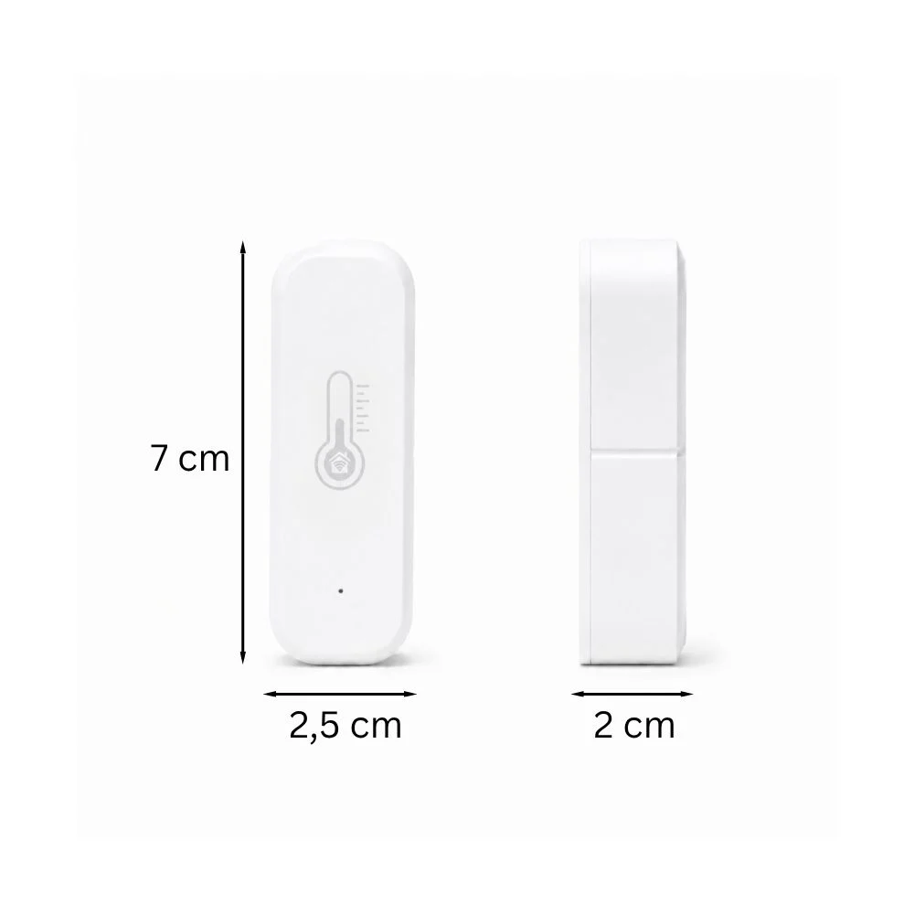 WiFi termometer fugtighedssensor med mål WiFi termometer fugtighedssensor med mål
