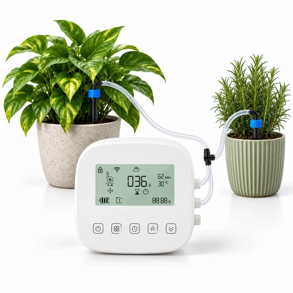 WiFi vandingssystem til planter med flere vandingszoner
