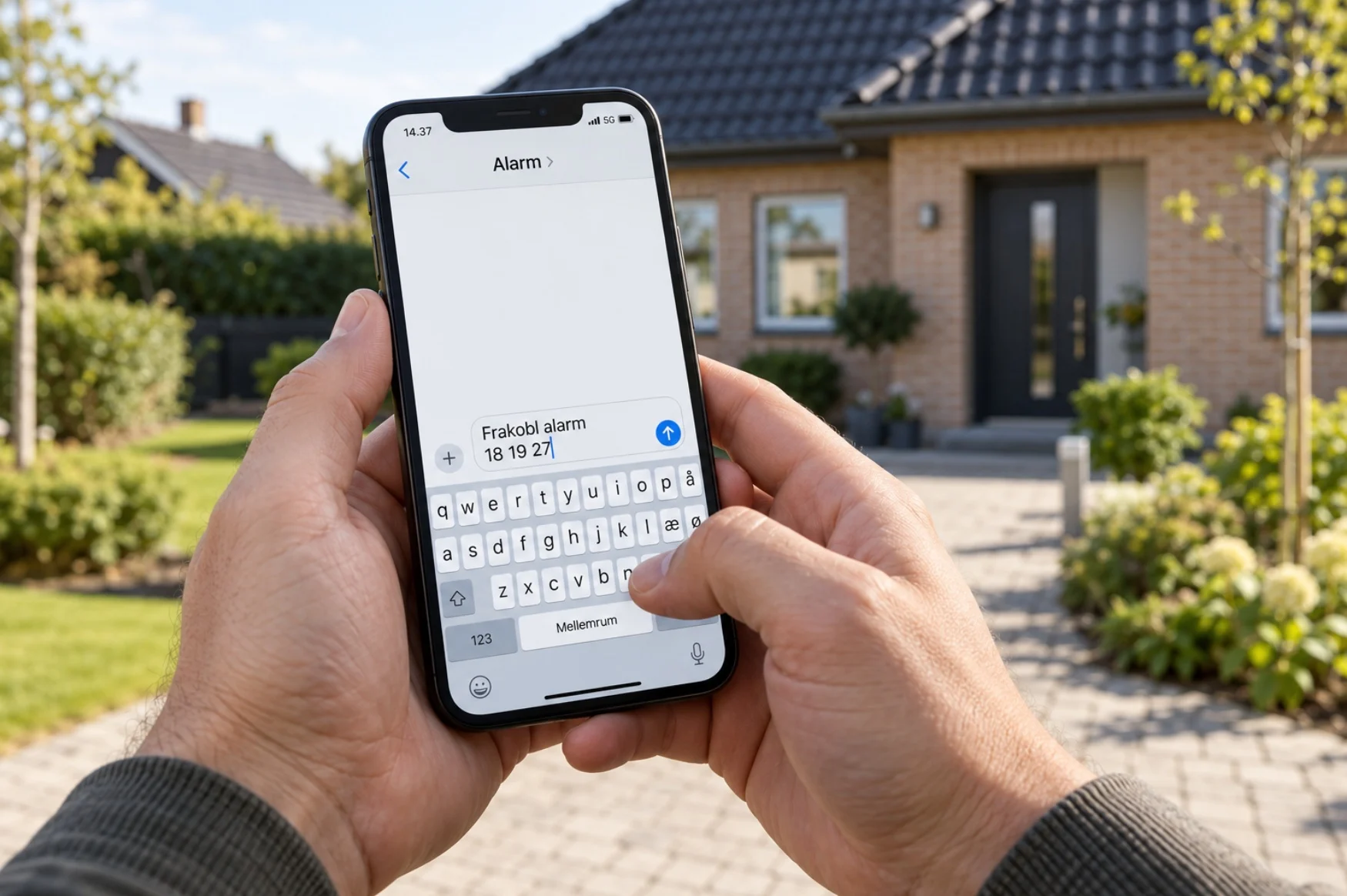 Til- og frakobling af DanGear HEIMDALL PRO alarmsystem via SMS