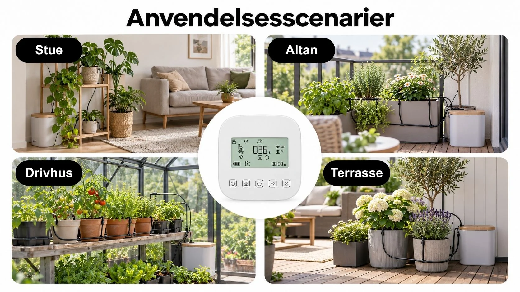 Vandingssystem anvendelse Vandingssystem anvendelse