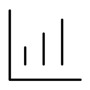 Energistatistik – funktionsikon Energistatistik – sort funktionsikon.